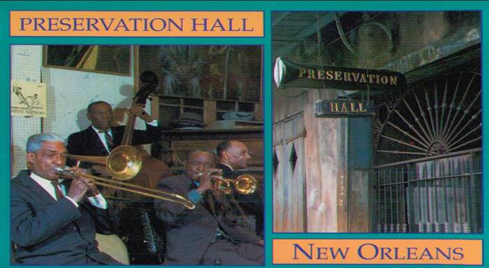 Preservation Hall in the French Quarter